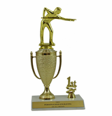 Billiards 1st, 2nd and 3rd Place Award Cup Trophy