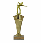 Billiards Star Column Trophy