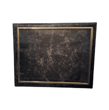 Black Marble Certificate Plaque - Gold Frame - Click to enlarge