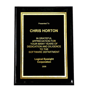 Black Piano Plaque (8x10) - Click to enlarge