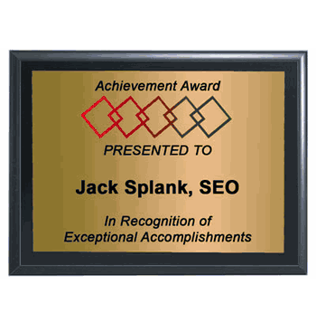 Black Wall Plaque - 12" x 9" - Click to enlarge