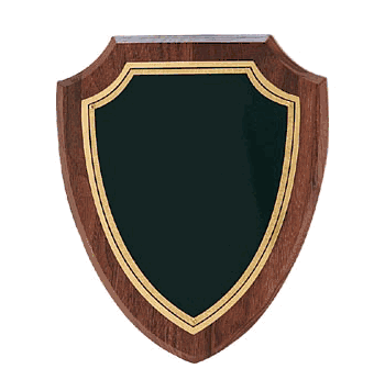 Blank Shield Custom Plaque - Click to enlarge