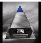 Blue Majestic Crystal Award