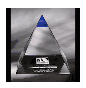 Blue Majestic Crystal Award - Click to enlarge