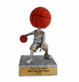 Bobble Head Basketball Trophy