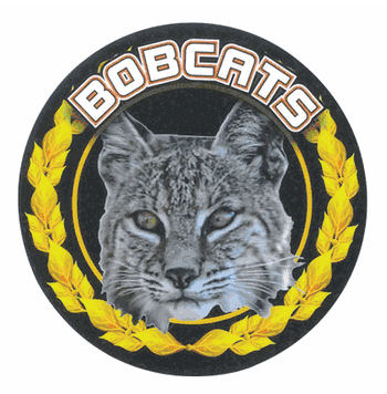 Bobcats Mascot Medal Insert - Click to enlarge