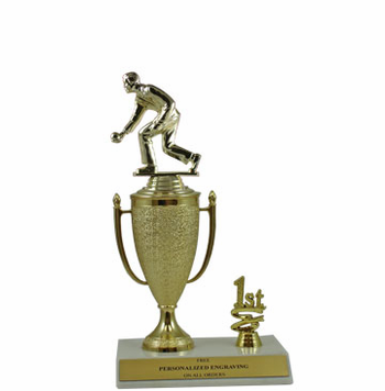 Bocce Ball 1st, 2nd and 3rd Place Award Cup Trophy - Click to enlarge