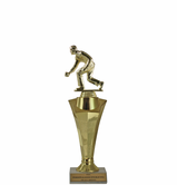Bocce Ball Star Column Trophy