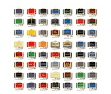 Book-Shaped School Subject Lapel Pins