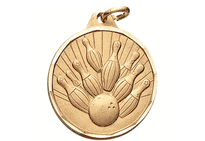 Bowling 1 1/4" E-Series Medals