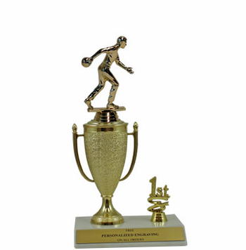 Bowling 1st, 2nd and 3rd Place Award Cup Trophy - Click to enlarge
