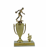 Bowling 1st, 2nd and 3rd Place Award Cup Trophy