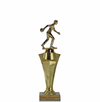 Bowling Star Column Trophy - Click to enlarge