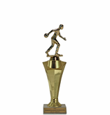 Bowling Star Column Trophy