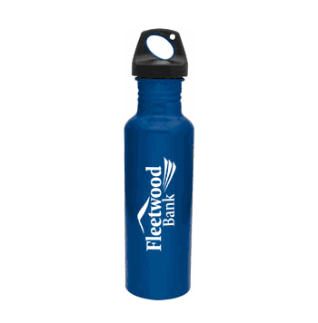 BPA Free Torpedo Collection Water Bottles - Blue - Click to enlarge