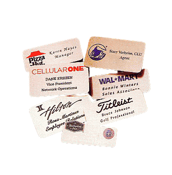 Brass Name Tags - Click to enlarge