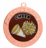 Bronze Cheer / Spirit Award Medal, 2 3/4"