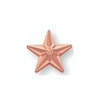 Bronze Stars - 3/4 Inch - Click to enlarge