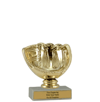 Budget Baseball Glove Award Trophy - Click to enlarge