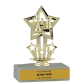 Budget-Friendly Chess Award Trophy with Free Engraving