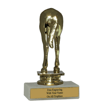 Budget Horses Rear Gag / "Loser" Award Trophy - Click to enlarge