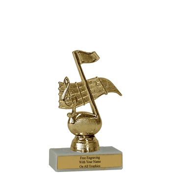Budget Musical Note Award Trophy - Click to enlarge