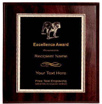 Bulldog Plaque - Click to enlarge