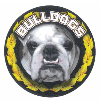 Bulldogs Mascot Medal Insert - Click to enlarge