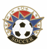 Burst-Out Soccer Ball Medal