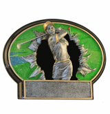 Burst-Thru Series Female / Girl's Golf Trophy
