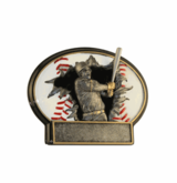 Burst-Thru Series Male Baseball Trophy