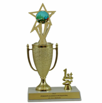 Camp 1st, 2nd and 3rd Place Award Cup Trophy with Insert - Click to enlarge
