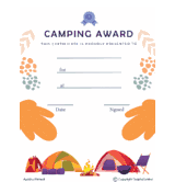 Camping Award