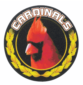 Cardinals Mascot Medal Insert - Click to enlarge