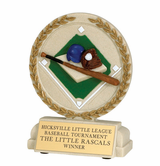 Cast Stone Baseball Trophy