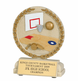 Cast Stone Series Basketball Trophy