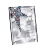 Celeb Inlaid Glass Plaque Award