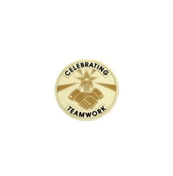 Celebrate Teamwork Medal Insert (Etched) - Click to enlarge