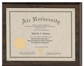 Certificate Plaques