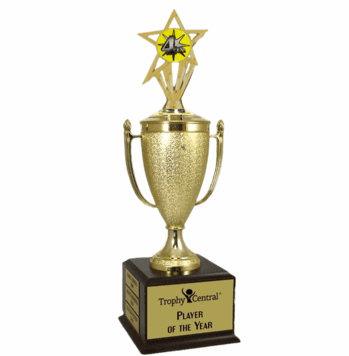 Champion's Trophy with 4th Place Insert - Click to enlarge