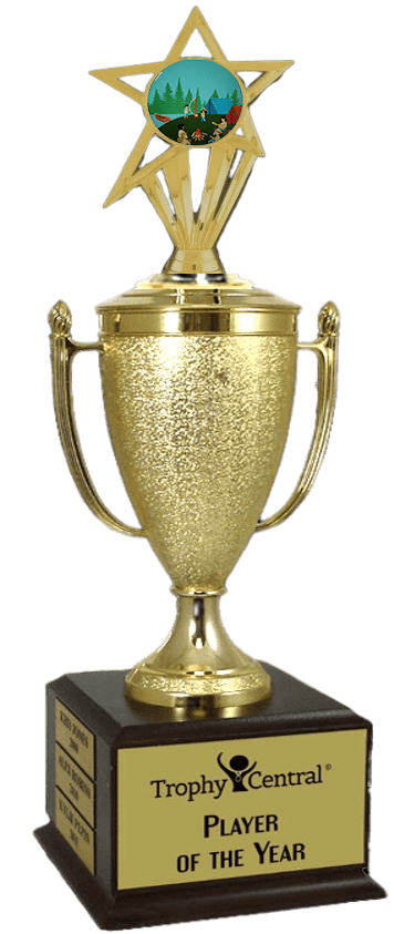 Champion's Cup Trophy with Campers Insert | TrophyCentral