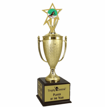 Champion's Trophy with Downhill Skiing Insert - Click to enlarge