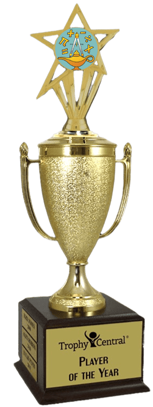 Math Champion's Cup Trophy with Insert | Math Trophies | TrophyCentral
