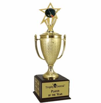 Champion's Trophy with Table Tennis Insert - Click to enlarge