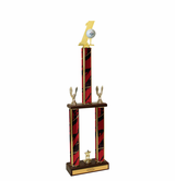 Championship Hole-in-One Trophy - Wood Base