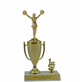 Cheerleader 1st, 2nd and 3rd Place Award Cup Trophy