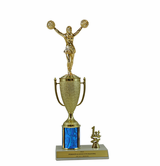 Elite Cheerleader 1st, 2nd and 3rd Place Award Cup & Column Trophy