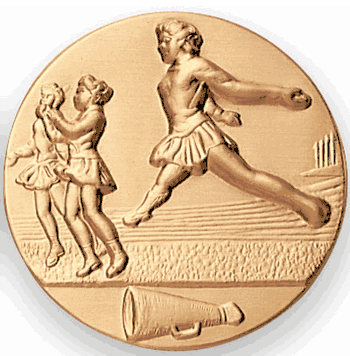 Cheerleader Medal Insert - Click to enlarge