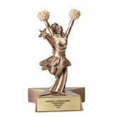 Cheerleading - Star Series Resin Trophy (Female)