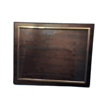 Cherry Document Plaque - Gold Frame - Click to enlarge